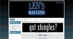 Desktop Screenshot of lenshauling.com