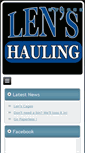 Mobile Screenshot of lenshauling.com